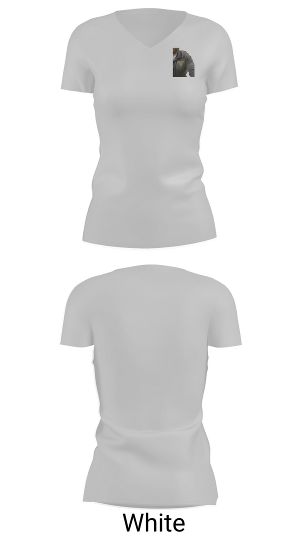 Womens Short Sleeve Vneck Shirt, Elmer Borough Police Department, Police, Teamtime, Team time, sublimation, custom sports apparel, team uniforms, spirit wear, spiritwear, sports uniforms, custom shirts, team store, custom team store, fundraiser sports, apparel fundraiser