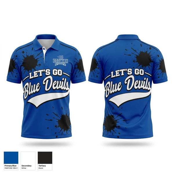 Short Sleeve Performance Polo, Etowah, Spirit Store, Teamtime, Team time, sublimation, custom sports apparel, team uniforms, spirit wear, spiritwear, sports uniforms, custom shirts, team store, custom team store, fundraiser sports, apparel fundraiser