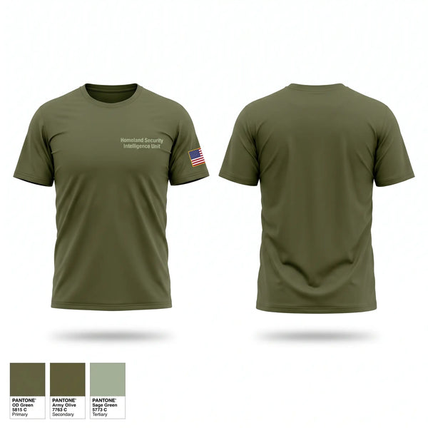 Old School Cotton Feel Shirt, Homeland Security & Intelligence Unit, Police, Teamtime, Team time, sublimation, custom sports apparel, team uniforms, spirit wear, spiritwear, sports uniforms, custom shirts, team store, custom team store, fundraiser sports, apparel fundraiser