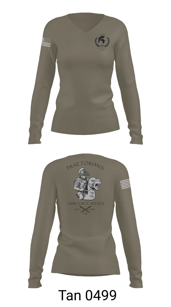 Womens Long Sleeve Vneck Shirt, 2505 EDET, , Teamtime, Team time, sublimation, custom sports apparel, team uniforms, spirit wear, spiritwear, sports uniforms, custom shirts, team store, custom team store, fundraiser sports, apparel fundraiser