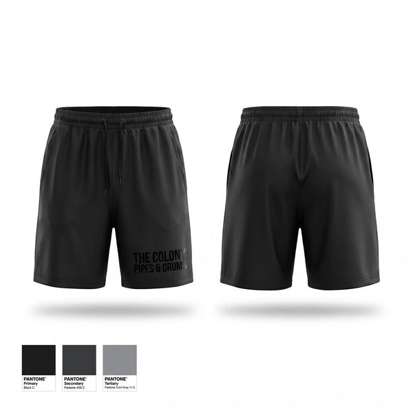 Athletic Shorts With Pockets, The Colony Pipes & Drums, Fire Department, Teamtime, Team time, sublimation, custom sports apparel, team uniforms, spirit wear, spiritwear, sports uniforms, custom shirts, team store, custom team store, fundraiser sports, apparel fundraiser