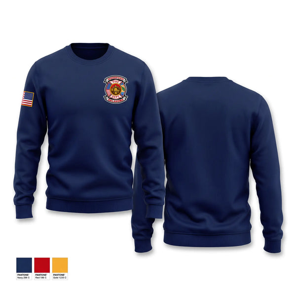 Crew Neck Sweatshirt, Woodford Fire Department, Fire Department, Teamtime, Team time, sublimation, custom sports apparel, team uniforms, spirit wear, spiritwear, sports uniforms, custom shirts, team store, custom team store, fundraiser sports, apparel fundraiser