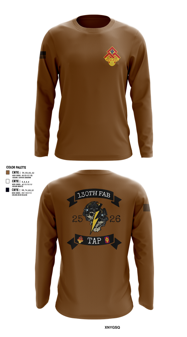 Long Sleeve Performance Shirt, 130th FAB Target Acquisition Platoon, , Teamtime, Team time, sublimation, custom sports apparel, team uniforms, spirit wear, spiritwear, sports uniforms, custom shirts, team store, custom team store, fundraiser sports, apparel fundraiser