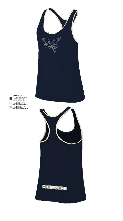 Womens Track Singlet, Ansonia Chargers, Track & Field, Teamtime, Team time, sublimation, custom sports apparel, team uniforms, spirit wear, spiritwear, sports uniforms, custom shirts, team store, custom team store, fundraiser sports, apparel fundraiser