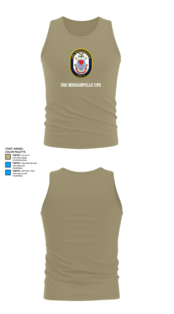 Tank Top, USS Bougainville CPO, , Teamtime, Team time, sublimation, custom sports apparel, team uniforms, spirit wear, spiritwear, sports uniforms, custom shirts, team store, custom team store, fundraiser sports, apparel fundraiser
