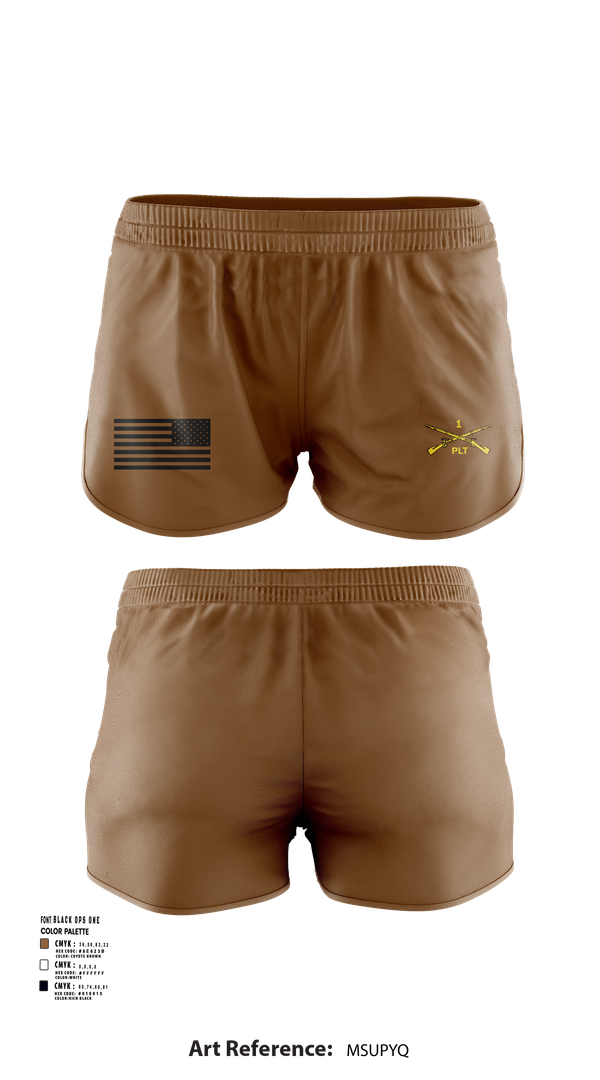 Ranger Panties, 1st PLT B Co 1-173IN, , Teamtime, Team time, sublimation, custom sports apparel, team uniforms, spirit wear, spiritwear, sports uniforms, custom shirts, team store, custom team store, fundraiser sports, apparel fundraiser