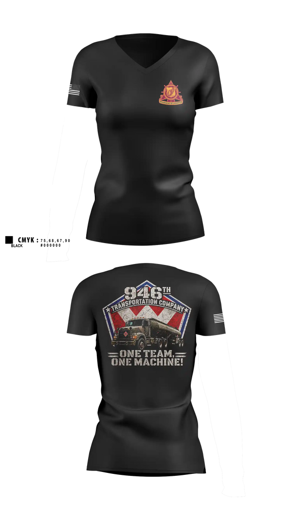 Womens Short Sleeve Vneck Shirt, 946th TC, Army, Teamtime, Team time, sublimation, custom sports apparel, team uniforms, spirit wear, spiritwear, sports uniforms, custom shirts, team store, custom team store, fundraiser sports, apparel fundraiser