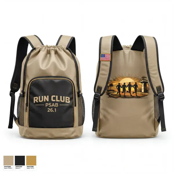 Gear Bag, RUN CLUB (PSAB), Air Force, Teamtime, Team time, sublimation, custom sports apparel, team uniforms, spirit wear, spiritwear, sports uniforms, custom shirts, team store, custom team store, fundraiser sports, apparel fundraiser