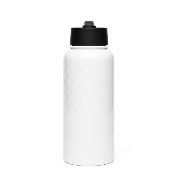Emergency Response Team 30629799 Stainless Steel Water Bottle with a Straw Lid