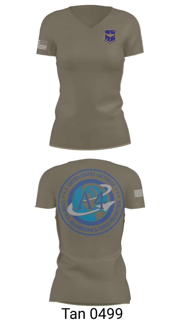 Womens Short Sleeve Vneck Shirt, 19th Airlift Wing, Air Force, Teamtime, Team time, sublimation, custom sports apparel, team uniforms, spirit wear, spiritwear, sports uniforms, custom shirts, team store, custom team store, fundraiser sports, apparel fundraiser