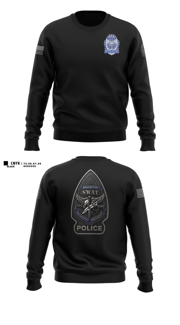 Crew Neck Sweatshirt, Franklin Police K9, Police, Teamtime, Team time, sublimation, custom sports apparel, team uniforms, spirit wear, spiritwear, sports uniforms, custom shirts, team store, custom team store, fundraiser sports, apparel fundraiser