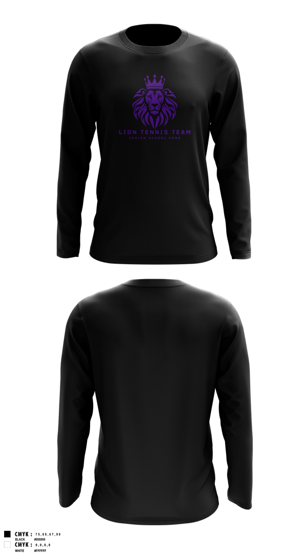 Long Sleeve Performance Shirt, Lion Tennis Team, Tennis, Teamtime, Team time, sublimation, custom sports apparel, team uniforms, spirit wear, spiritwear, sports uniforms, custom shirts, team store, custom team store, fundraiser sports, apparel fundraiser