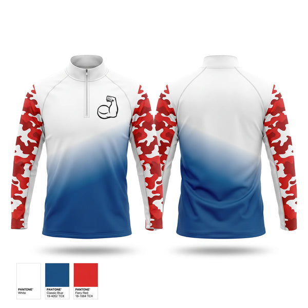 Quarter Zip Jacket, Young Guns, Ice Hockey, Teamtime, Team time, sublimation, custom sports apparel, team uniforms, spirit wear, spiritwear, sports uniforms, custom shirts, team store, custom team store, fundraiser sports, apparel fundraiser