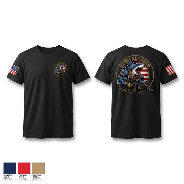 Old School Cotton Feel Shirt, MESG1 DET-GUAM COMMAND SHIRT, Navy, Teamtime, Team time, sublimation, custom sports apparel, team uniforms, spirit wear, spiritwear, sports uniforms, custom shirts, team store, custom team store, fundraiser sports, apparel fundraiser