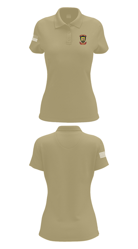 Women's Short Sleeve Performance Polo, 2nd Battalion 5th Marine, Marines, Teamtime, Team time, sublimation, custom sports apparel, team uniforms, spirit wear, spiritwear, sports uniforms, custom shirts, team store, custom team store, fundraiser sports, apparel fundraiser