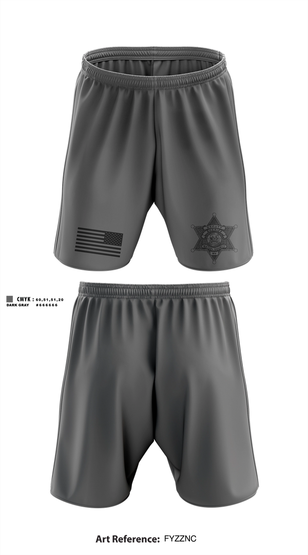 Athletic Shorts With Pockets, Wetzel County Sheriff, Police, Teamtime, Team time, sublimation, custom sports apparel, team uniforms, spirit wear, spiritwear, sports uniforms, custom shirts, team store, custom team store, fundraiser sports, apparel fundraiser