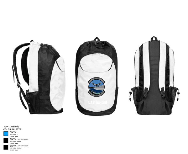 Gear Bag, CAP GA-160, Air Force, Teamtime, Team time, sublimation, custom sports apparel, team uniforms, spirit wear, spiritwear, sports uniforms, custom shirts, team store, custom team store, fundraiser sports, apparel fundraiser