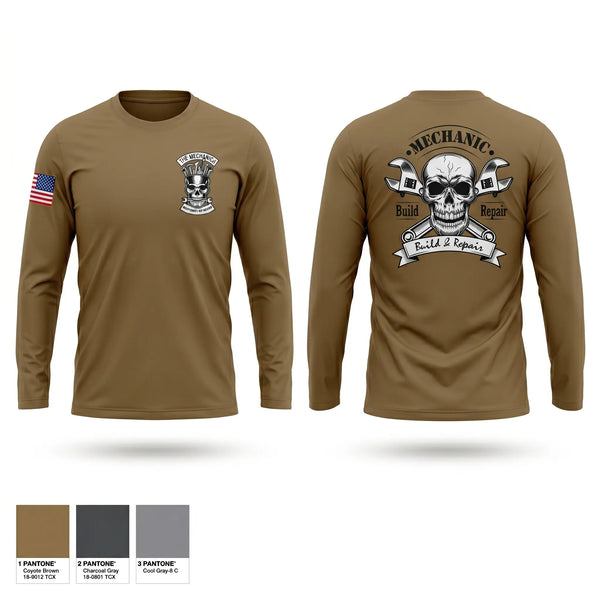 Long Sleeve Performance Shirt, 1-82 FA C BRTY MECHANICS, Army, Teamtime, Team time, sublimation, custom sports apparel, team uniforms, spirit wear, spiritwear, sports uniforms, custom shirts, team store, custom team store, fundraiser sports, apparel fundraiser