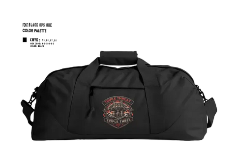 Duffle Bag, 333rd Triple Threat Bag, Army, Teamtime, Team time, sublimation, custom sports apparel, team uniforms, spirit wear, spiritwear, sports uniforms, custom shirts, team store, custom team store, fundraiser sports, apparel fundraiser
