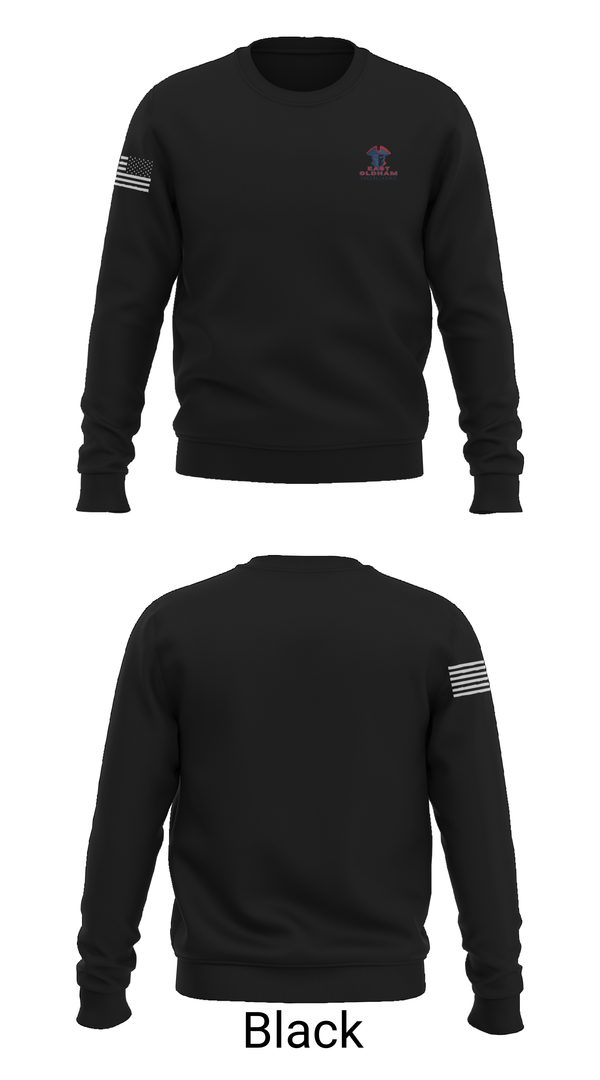 Crew Neck Sweatshirt, East Oldham Middle School, Cheer, Teamtime, Team time, sublimation, custom sports apparel, team uniforms, spirit wear, spiritwear, sports uniforms, custom shirts, team store, custom team store, fundraiser sports, apparel fundraiser