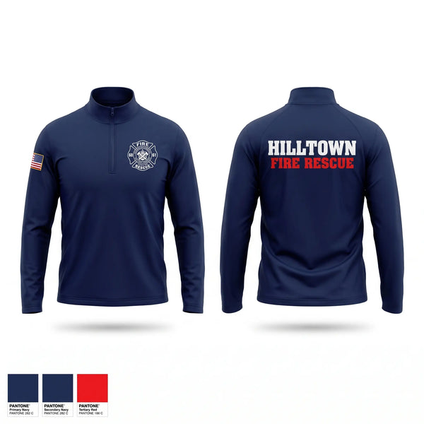 Windbreaker, Hilltown Fire Rescue, Fire Department, Teamtime, Team time, sublimation, custom sports apparel, team uniforms, spirit wear, spiritwear, sports uniforms, custom shirts, team store, custom team store, fundraiser sports, apparel fundraiser