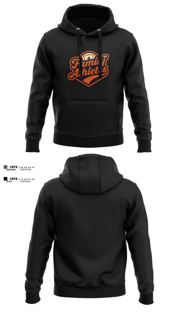 Hoodie, Family Of Athletes, , Teamtime, Team time, sublimation, custom sports apparel, team uniforms, spirit wear, spiritwear, sports uniforms, custom shirts, team store, custom team store, fundraiser sports, apparel fundraiser