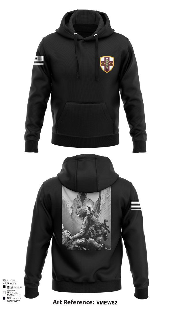 Hoodie, 7455th MORU, , Teamtime, Team time, sublimation, custom sports apparel, team uniforms, spirit wear, spiritwear, sports uniforms, custom shirts, team store, custom team store, fundraiser sports, apparel fundraiser