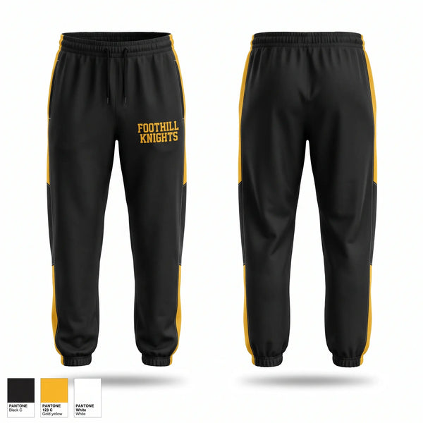Sweatpants, Foothill Knights, Wrestling, Teamtime, Team time, sublimation, custom sports apparel, team uniforms, spirit wear, spiritwear, sports uniforms, custom shirts, team store, custom team store, fundraiser sports, apparel fundraiser
