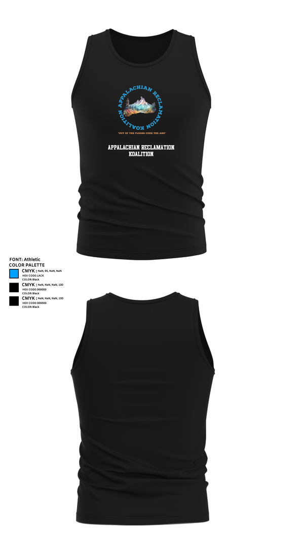 Tank Top, Appalachian Reclamation Koalition, , Teamtime, Team time, sublimation, custom sports apparel, team uniforms, spirit wear, spiritwear, sports uniforms, custom shirts, team store, custom team store, fundraiser sports, apparel fundraiser