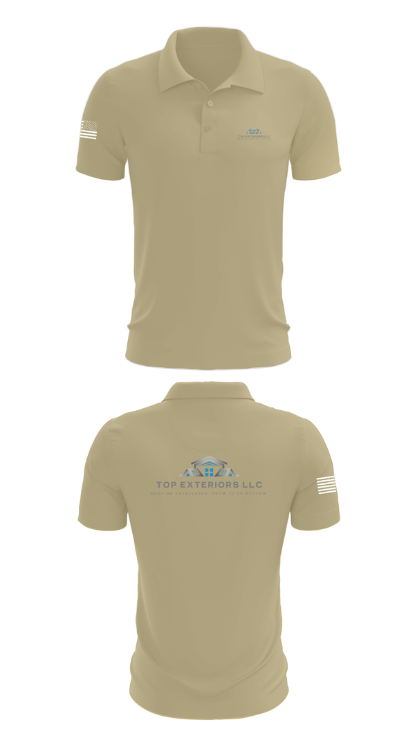 Short Sleeve Performance Polo, Top Exteriors LLC, , Teamtime, Team time, sublimation, custom sports apparel, team uniforms, spirit wear, spiritwear, sports uniforms, custom shirts, team store, custom team store, fundraiser sports, apparel fundraiser
