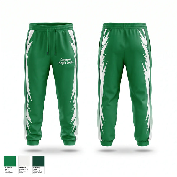 Sweatpants, Geneseo Maple Leafs, Women's Basketball, Teamtime, Team time, sublimation, custom sports apparel, team uniforms, spirit wear, spiritwear, sports uniforms, custom shirts, team store, custom team store, fundraiser sports, apparel fundraiser