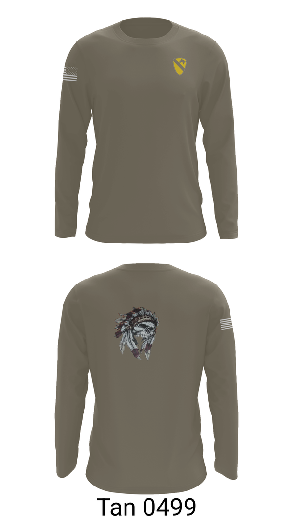 Long Sleeve Performance Shirt, 6-9 Cavalry Regiment, , Teamtime, Team time, sublimation, custom sports apparel, team uniforms, spirit wear, spiritwear, sports uniforms, custom shirts, team store, custom team store, fundraiser sports, apparel fundraiser