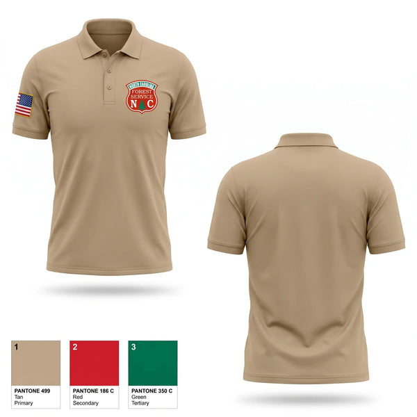 Short Sleeve Performance Polo, North Carolina Forest Service, Fire Department, Teamtime, Team time, sublimation, custom sports apparel, team uniforms, spirit wear, spiritwear, sports uniforms, custom shirts, team store, custom team store, fundraiser sports, apparel fundraiser