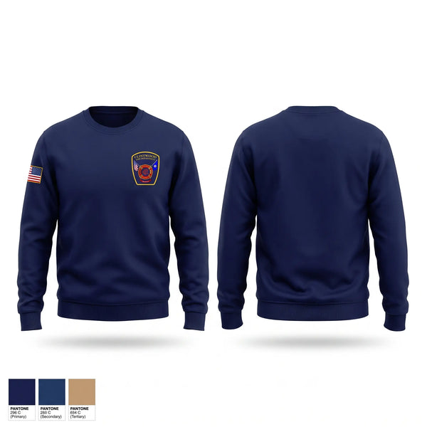 Crew Neck Sweatshirt, Clintwood Fire Department, Fire Department, Teamtime, Team time, sublimation, custom sports apparel, team uniforms, spirit wear, spiritwear, sports uniforms, custom shirts, team store, custom team store, fundraiser sports, apparel fundraiser