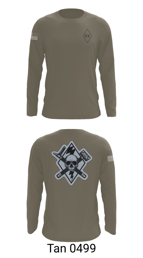 Long Sleeve Performance Shirt, 3rd Platoon Cco 2-37 AR, Army, Teamtime, Team time, sublimation, custom sports apparel, team uniforms, spirit wear, spiritwear, sports uniforms, custom shirts, team store, custom team store, fundraiser sports, apparel fundraiser
