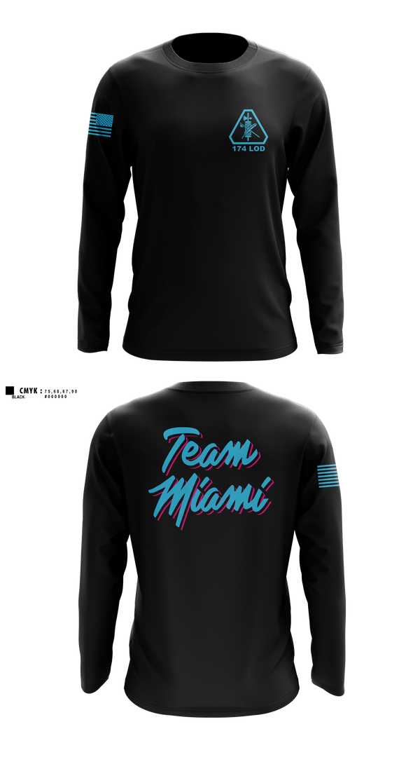 Long Sleeve Performance Shirt, 174th Legal Operations Detachment, Army, Teamtime, Team time, sublimation, custom sports apparel, team uniforms, spirit wear, spiritwear, sports uniforms, custom shirts, team store, custom team store, fundraiser sports, apparel fundraiser