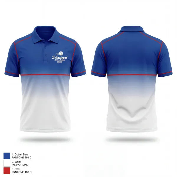 Short Sleeve Performance Polo, Sebastopol Little League, Baseball, Teamtime, Team time, sublimation, custom sports apparel, team uniforms, spirit wear, spiritwear, sports uniforms, custom shirts, team store, custom team store, fundraiser sports, apparel fundraiser
