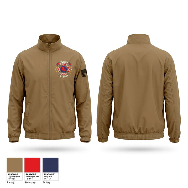 Windbreaker, Oak Point ERT, Fire Department, Teamtime, Team time, sublimation, custom sports apparel, team uniforms, spirit wear, spiritwear, sports uniforms, custom shirts, team store, custom team store, fundraiser sports, apparel fundraiser