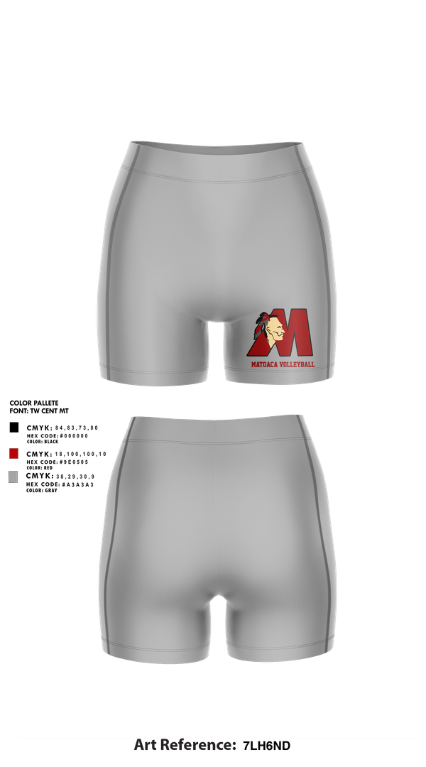 Womens Shorts, Matoaca High School Volleyball, Women's Volleyball, Teamtime, Team time, sublimation, custom sports apparel, team uniforms, spirit wear, spiritwear, sports uniforms, custom shirts, team store, custom team store, fundraiser sports, apparel fundraiser