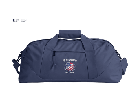 Duffle Bag, Plainview Softball, Softball, Teamtime, Team time, sublimation, custom sports apparel, team uniforms, spirit wear, spiritwear, sports uniforms, custom shirts, team store, custom team store, fundraiser sports, apparel fundraiser