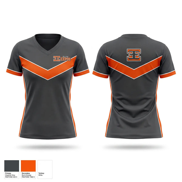 Womens Short Sleeve Vneck Shirt, DHbaseball, Baseball, Teamtime, Team time, sublimation, custom sports apparel, team uniforms, spirit wear, spiritwear, sports uniforms, custom shirts, team store, custom team store, fundraiser sports, apparel fundraiser