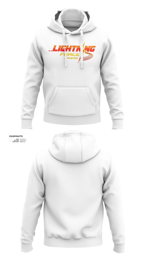 Hoodie, Lightning Force Athletics, Track & Field, Teamtime, Team time, sublimation, custom sports apparel, team uniforms, spirit wear, spiritwear, sports uniforms, custom shirts, team store, custom team store, fundraiser sports, apparel fundraiser