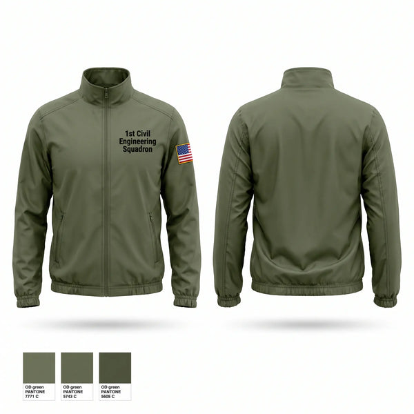 Windbreaker, 1st Civil Engineering Squadron, Air Force, Teamtime, Team time, sublimation, custom sports apparel, team uniforms, spirit wear, spiritwear, sports uniforms, custom shirts, team store, custom team store, fundraiser sports, apparel fundraiser