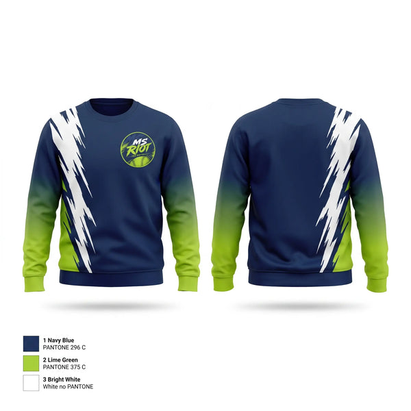 Crew Neck Sweatshirt, MS Roit, Softball, Teamtime, Team time, sublimation, custom sports apparel, team uniforms, spirit wear, spiritwear, sports uniforms, custom shirts, team store, custom team store, fundraiser sports, apparel fundraiser