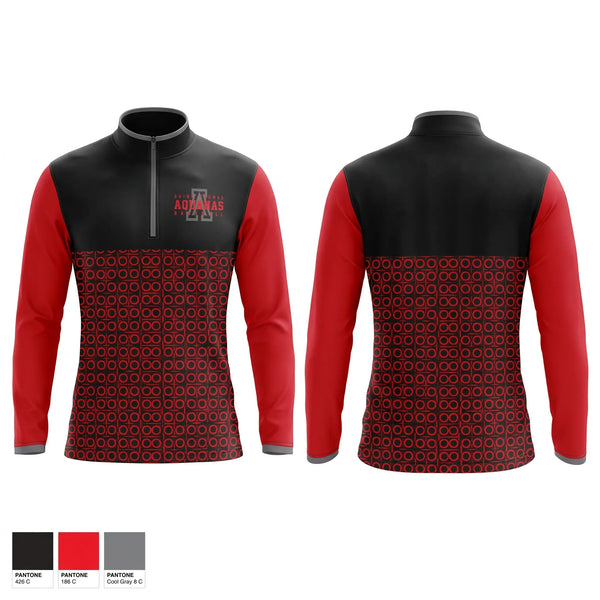Quarter Zip Jacket, St. Thomas Aquinas, Baseball, Teamtime, Team time, sublimation, custom sports apparel, team uniforms, spirit wear, spiritwear, sports uniforms, custom shirts, team store, custom team store, fundraiser sports, apparel fundraiser
