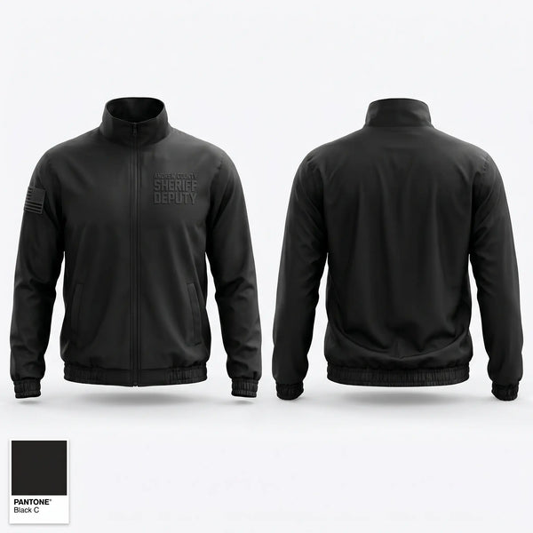 Windbreaker, Andrew County Sheriff Deputy, Police, Teamtime, Team time, sublimation, custom sports apparel, team uniforms, spirit wear, spiritwear, sports uniforms, custom shirts, team store, custom team store, fundraiser sports, apparel fundraiser
