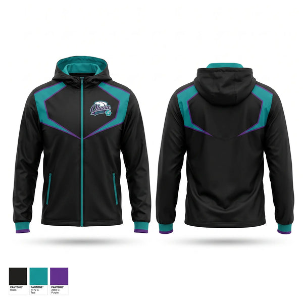 Windbreaker, Ohana, Softball, Teamtime, Team time, sublimation, custom sports apparel, team uniforms, spirit wear, spiritwear, sports uniforms, custom shirts, team store, custom team store, fundraiser sports, apparel fundraiser