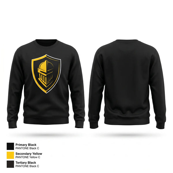 Crew Neck Sweatshirt, Golden Knights, Baseball, Teamtime, Team time, sublimation, custom sports apparel, team uniforms, spirit wear, spiritwear, sports uniforms, custom shirts, team store, custom team store, fundraiser sports, apparel fundraiser