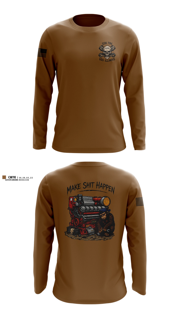 Long Sleeve Rash Guard Shirt, A GANG, Navy, Teamtime, Team time, sublimation, custom sports apparel, team uniforms, spirit wear, spiritwear, sports uniforms, custom shirts, team store, custom team store, fundraiser sports, apparel fundraiser