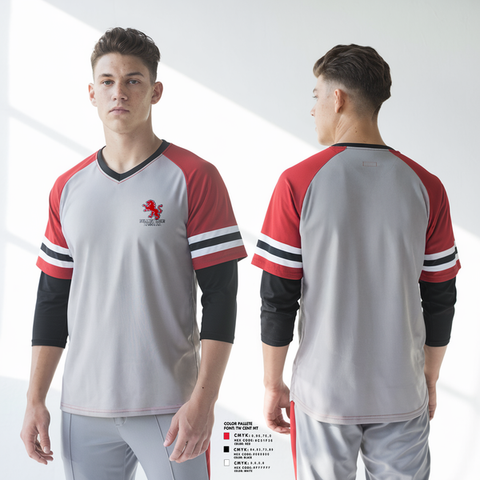 Womens Long Sleeve Vneck Shirt, Dulaney Lions Baseball, Baseball, Teamtime, Team time, sublimation, custom sports apparel, team uniforms, spirit wear, spiritwear, sports uniforms, custom shirts, team store, custom team store, fundraiser sports, apparel fundraiser
